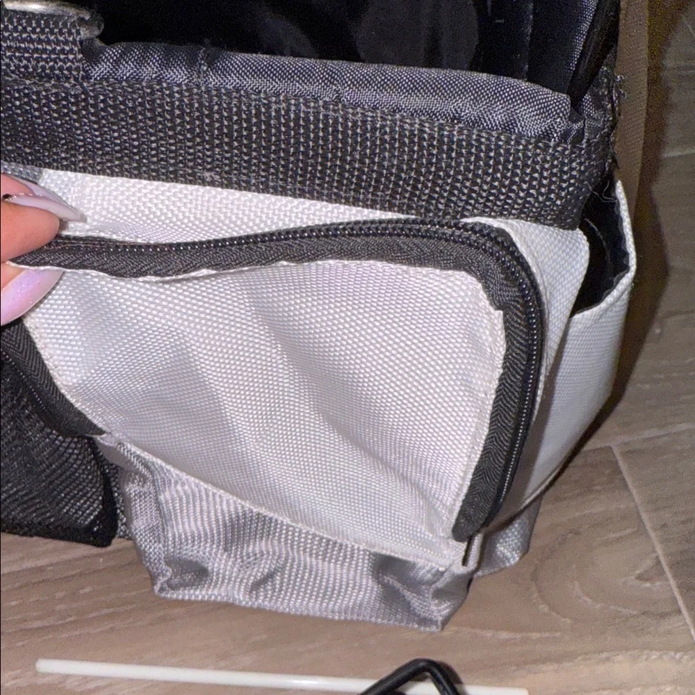 White and Black Pet Carrier